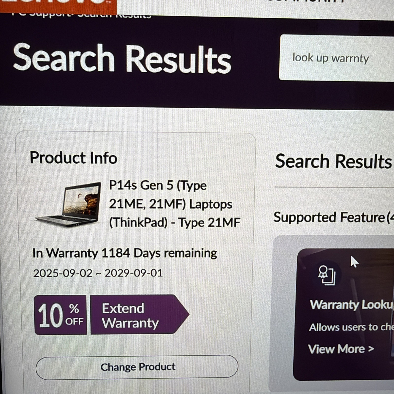 Lenovo ThinkPad P14s Gen 5 3.5GHz Ryzen 5 PRO 8640HS 32GB 512GB Warranty Win11P