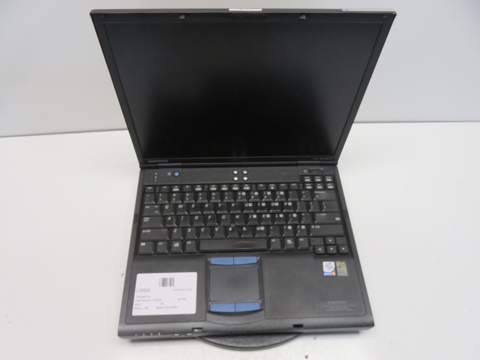 Compaq Evo NC610 Intel Pentium 4 1.8GHz 512 MB NO HDD No Batt