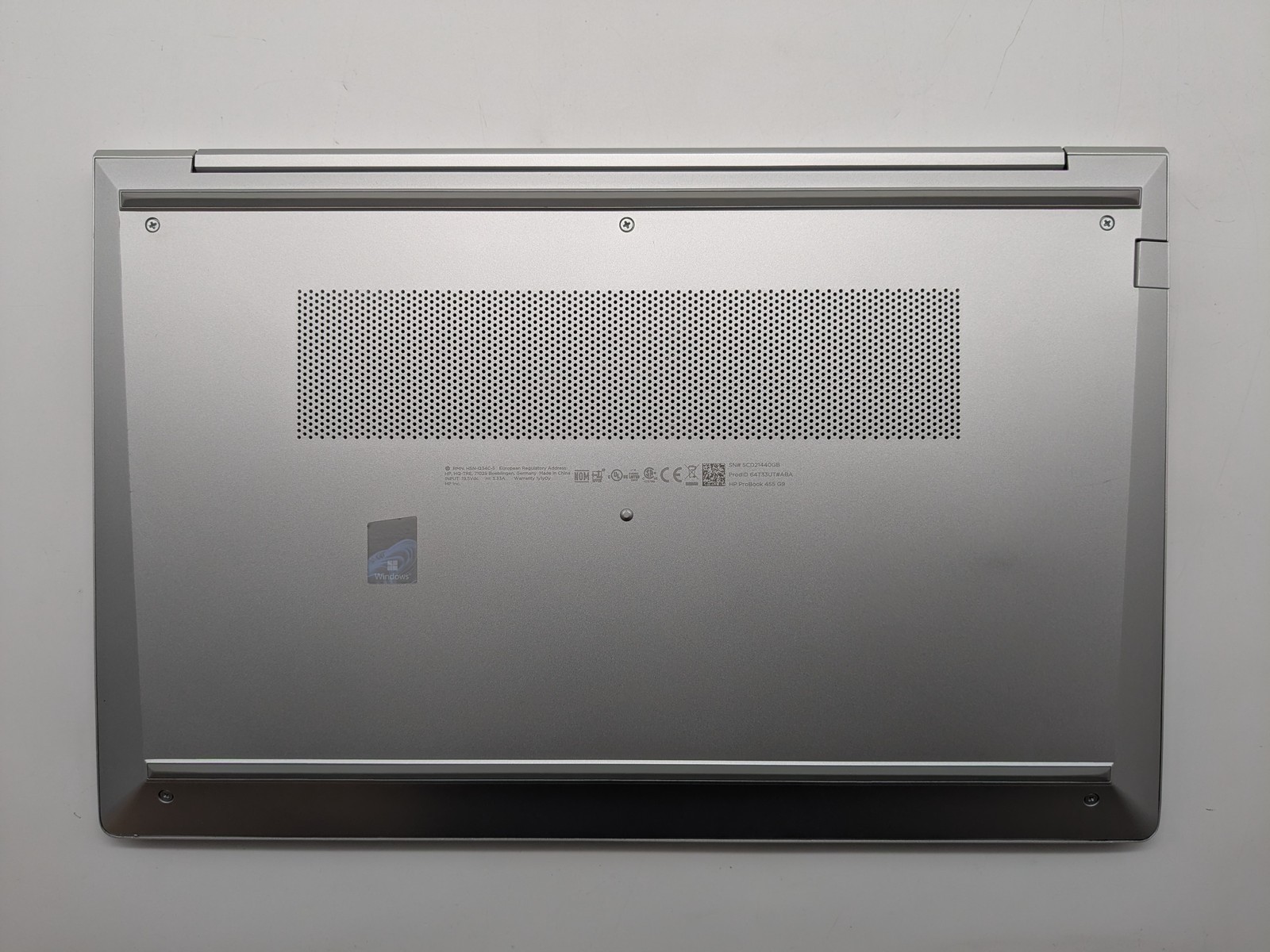 HP ProBook 455 G9 15″ FHD RYZEN 7 5825U 512GB 8GB W11P Webcam Backlit IRCam
