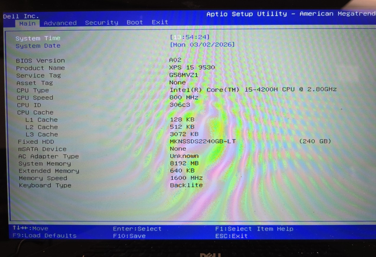 Dell XPS 15 9530| Intel Core i5-4200H|8GB RAM|500GB HDD| Bad Battery| WIN 10 PRO