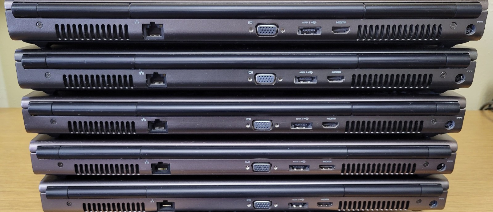 (Lot of 5)Dell Precision M4800 i7-4th Gen 2.7/2.80GHz 16GB No OS/HDD *READ DESC*