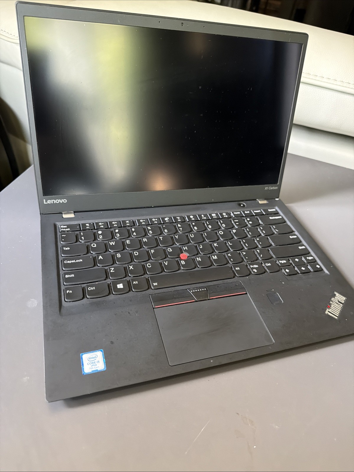 Lenovo ThinkPad X1 Carbon 5th Gen 14″ i7-6600U No SSD 8GB Ram NO OS/BIOS LOCKED