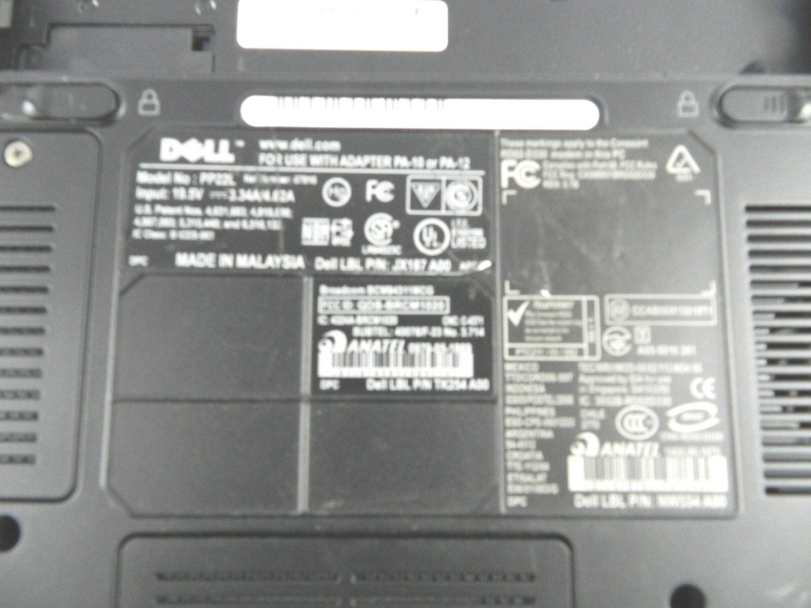 Dell Vostro 1500 PP2L For Parts 160GB HDD 2GB Ram Core 2 Duo 2.20GHz