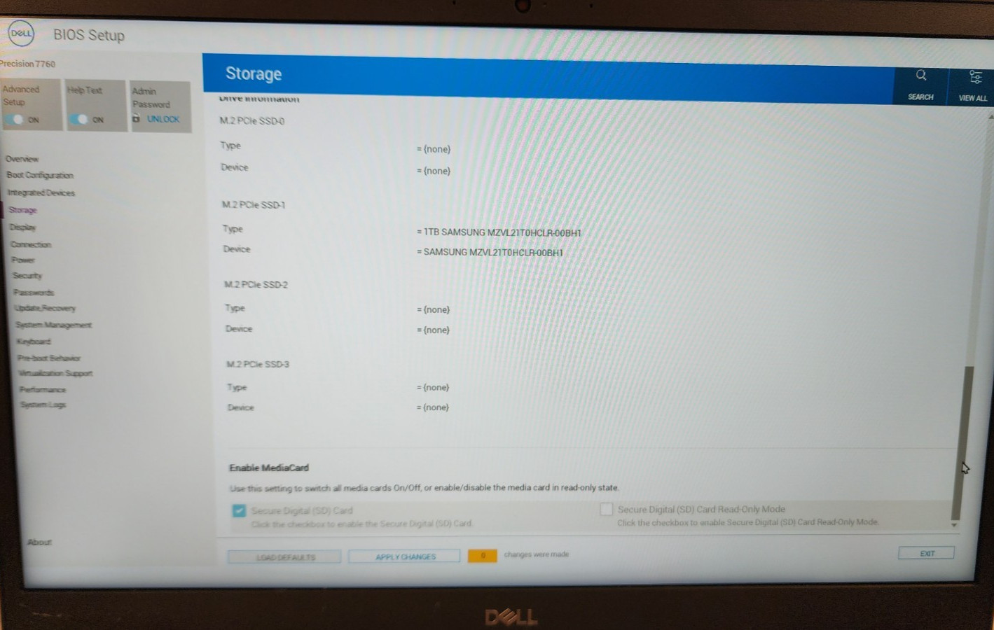 Dell Precision 7760 17″ NVIDIA RTX A4000 Xeon W-11955M 64GB RAM 1TB Gen4 NVME