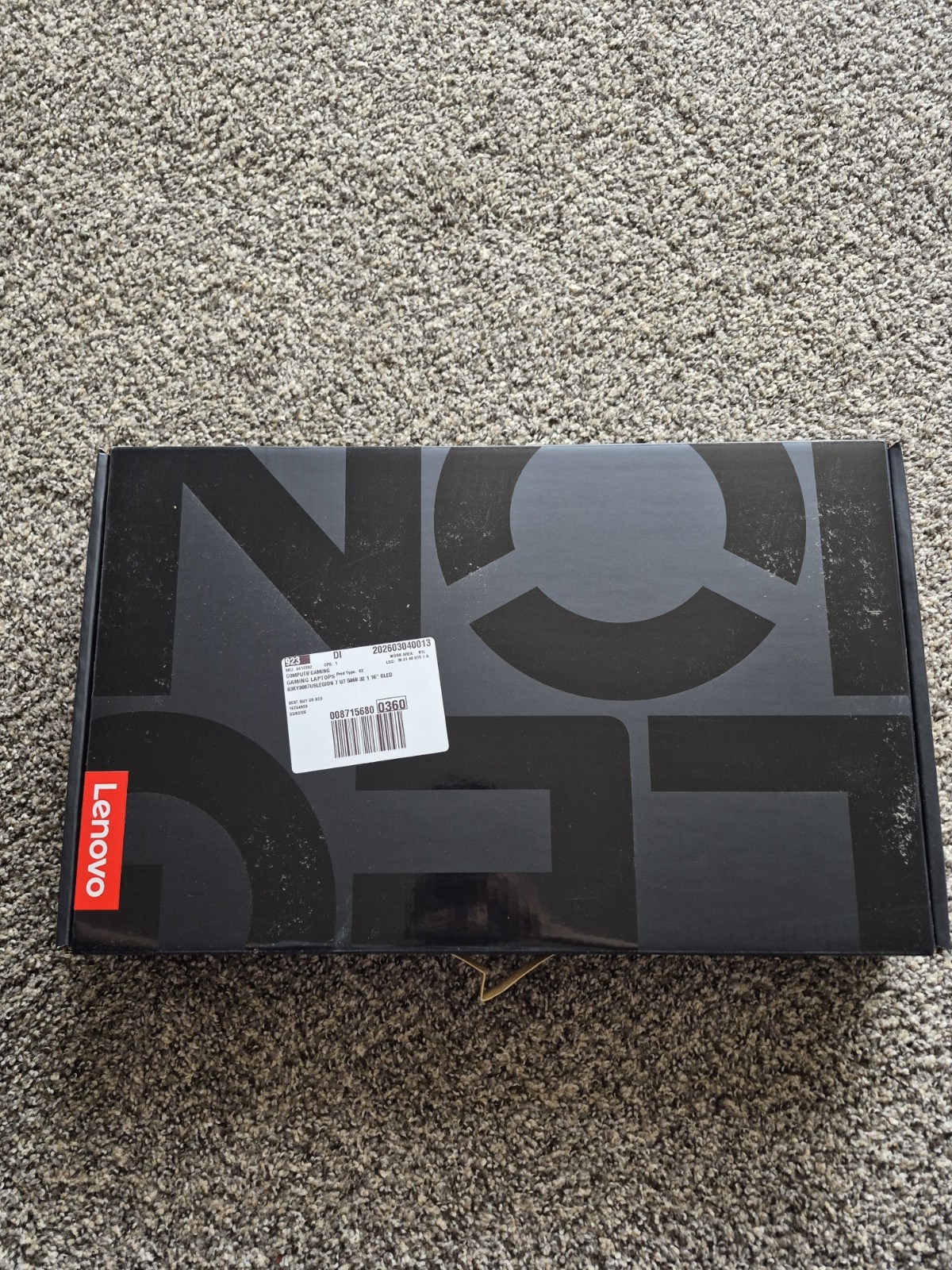 Lenovo Legion i7.