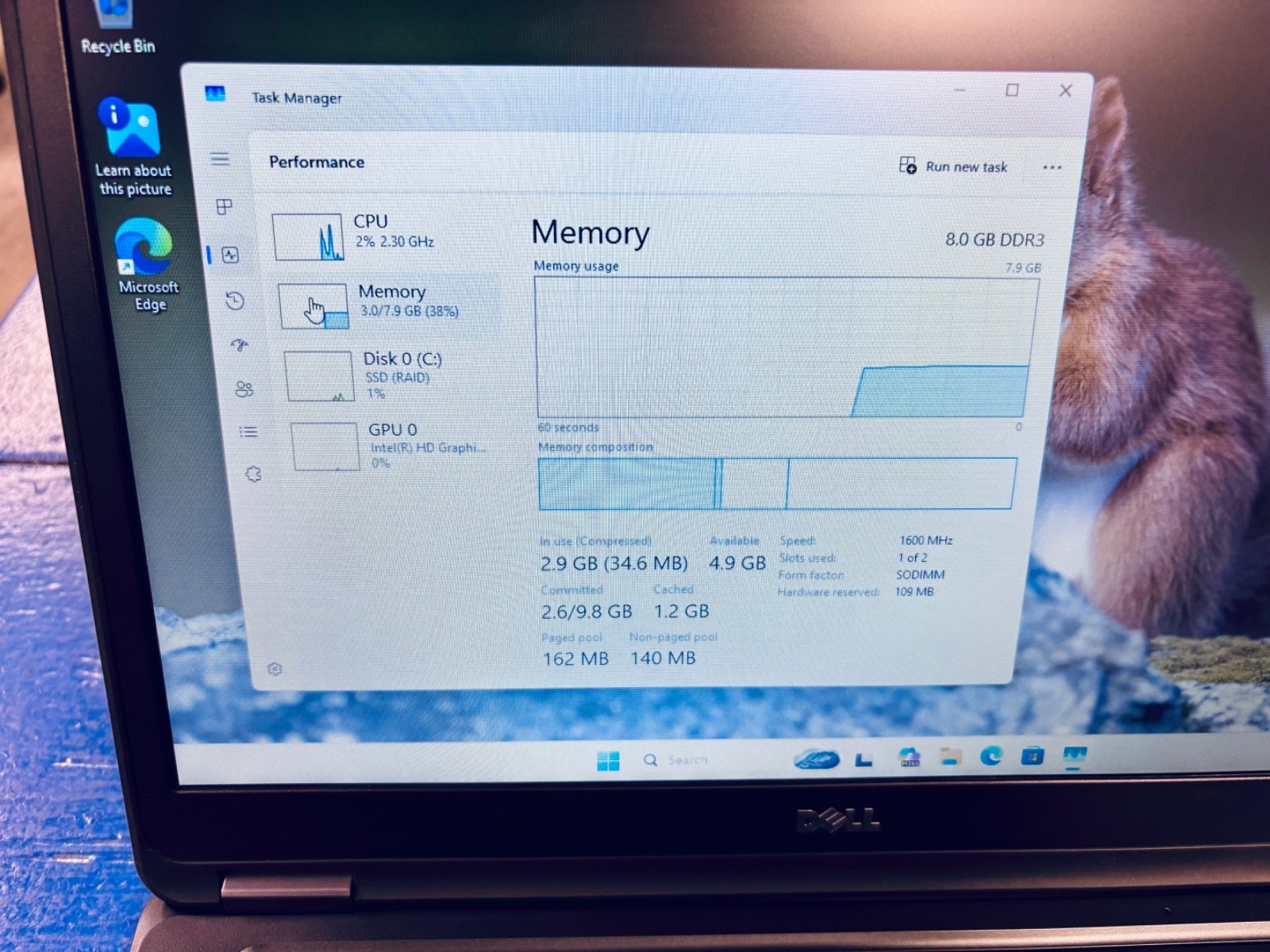 Dell Latitude E5450 14″ Core i5-5300U@ 2.30GHz, 8GB RAM, 256GB SSD, WIN11Pro.