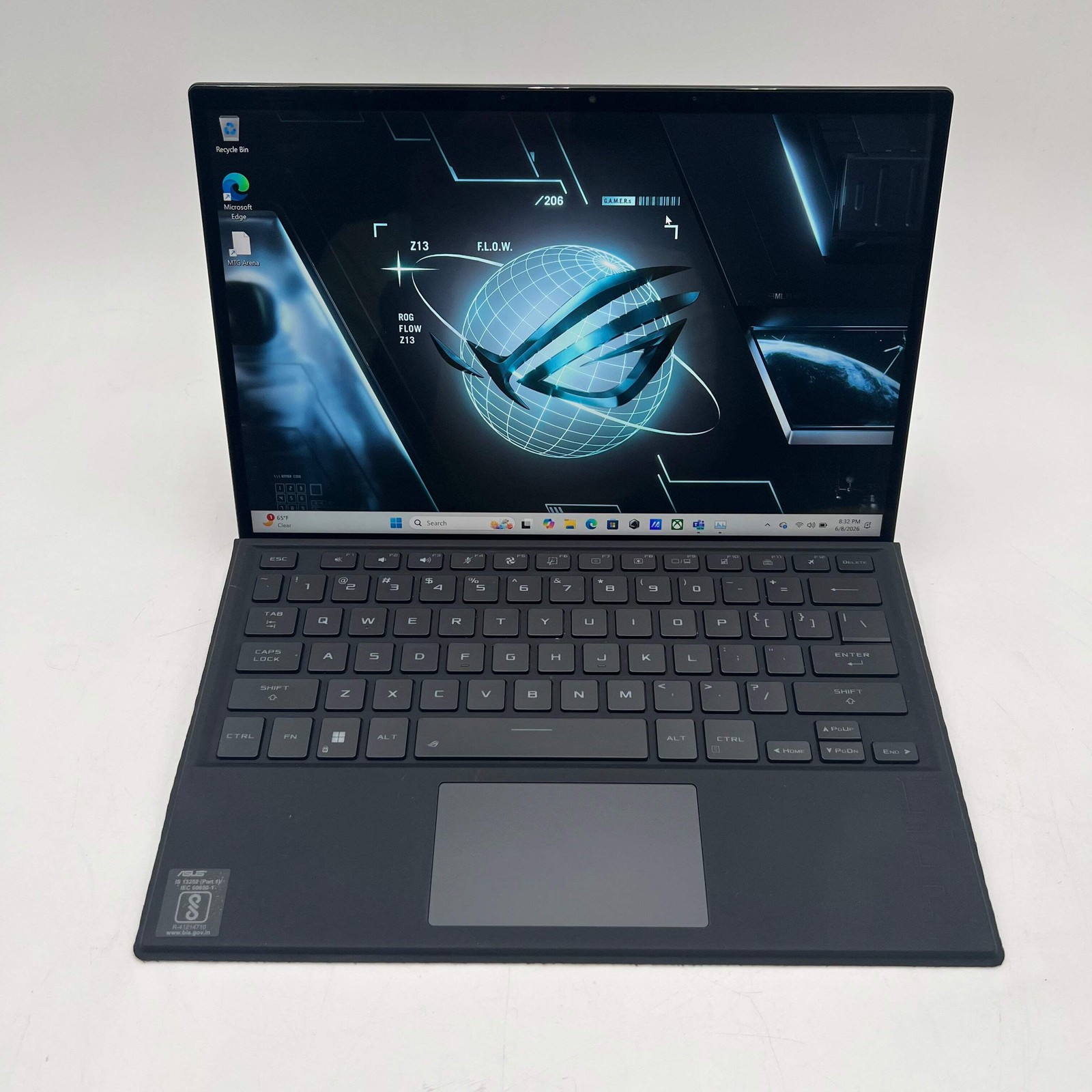 Asus Rog Flow Z13 GZ301Z 13-inch Core i5 12th Gen 16GB RAM Iris Xe Graphics Used
