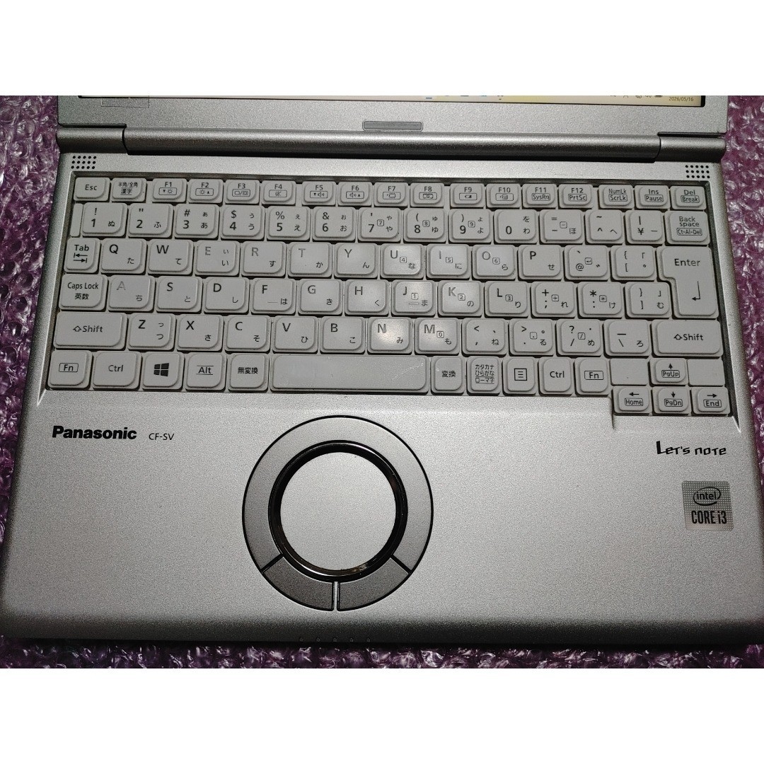 Panasonic Let’s Note CF-SV9 Core i3-10110U Windows 11 RAM 8GB SSD 256GB