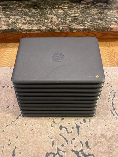 *LOT OF 10* HP Chromebook 11 G6 EE – 16GB SSD, 4GB RAM – Model 3NU57UT