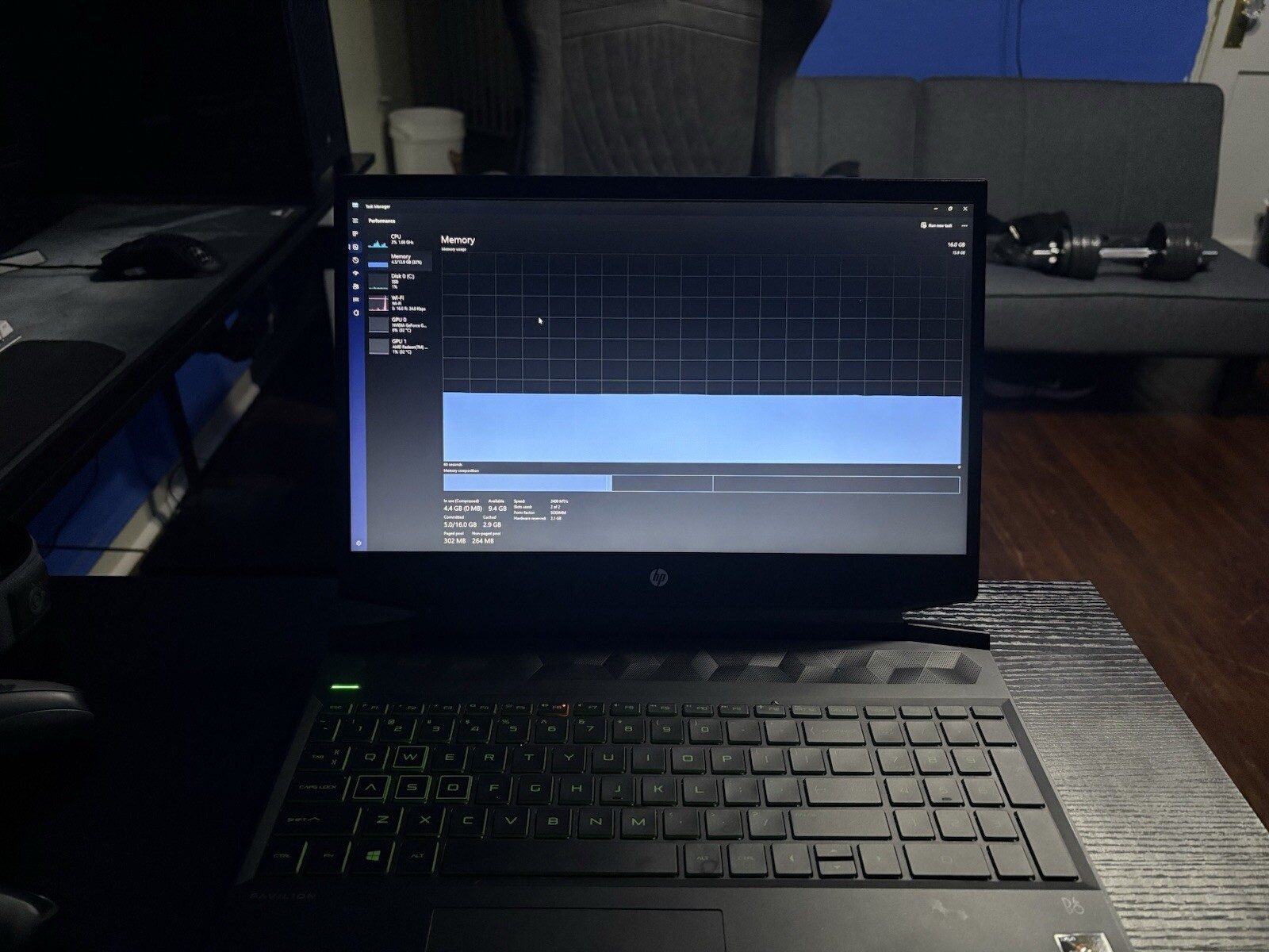 HP Pavilion 15.6-inch Gaming Laptop Black