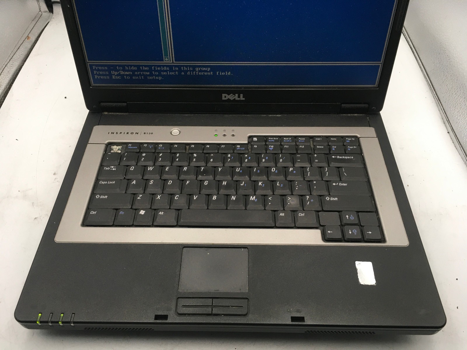 DELL INSPIRON B130 – BOOTS TO BIOS – INTEL CELERON M – 1GB RAM -READ DESCRIP- BB