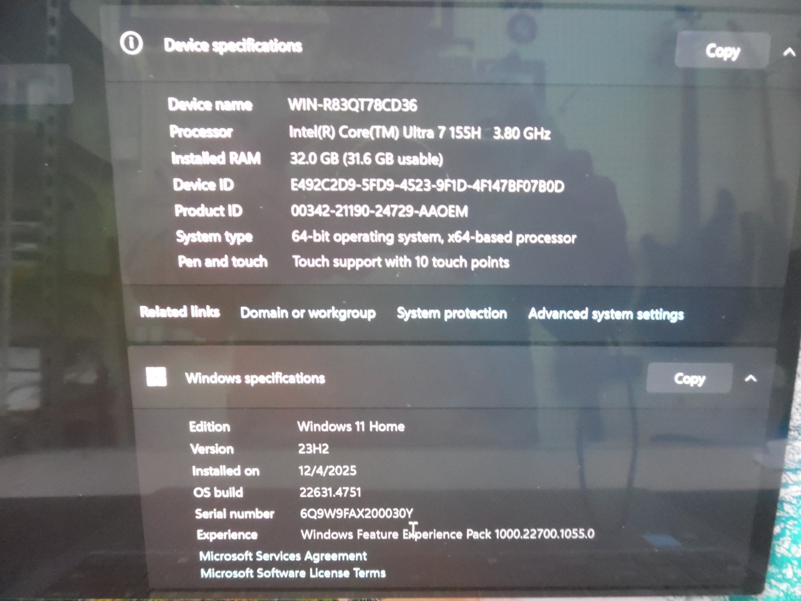 Samsung Galaxy Book4 Pro 16″ Touch Laptop Ultra 7-155H 32GB RAM 1TB SSD