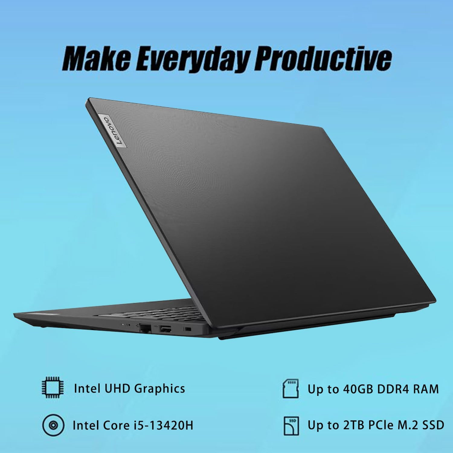 V15 Gen 4 Business Laptop, 15.6″ FHD Display, Intel Core I5-13420H (Beat I7-1355