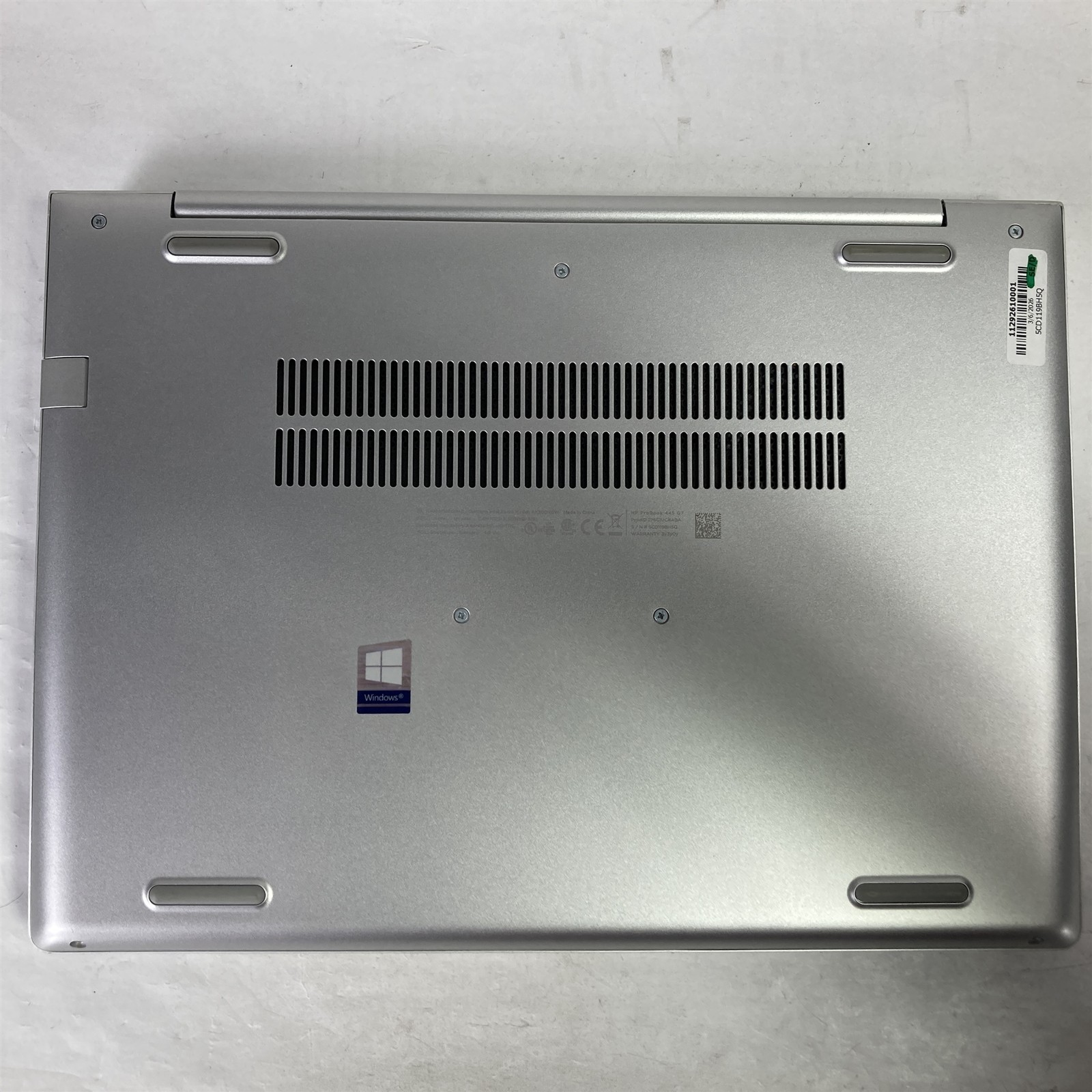 HP ProBook 445 G7 14″ Laptop Ryzen 5 4500U 2.3GHz – 16GB Ram – No Drive