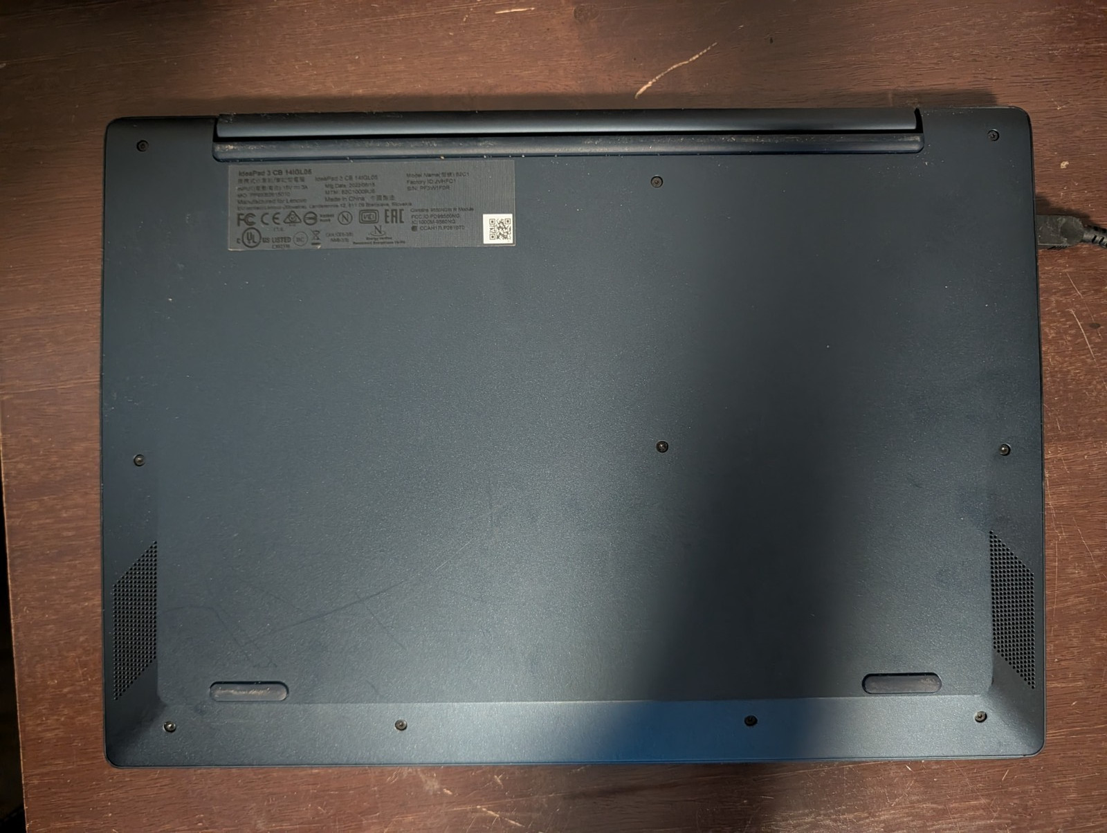 Lenovo IdeaPad 3 CB-14IGL05 82C1 14″ 2020 N4020 1.1GHz 64GB SSD 4GB DDR4 Blue B