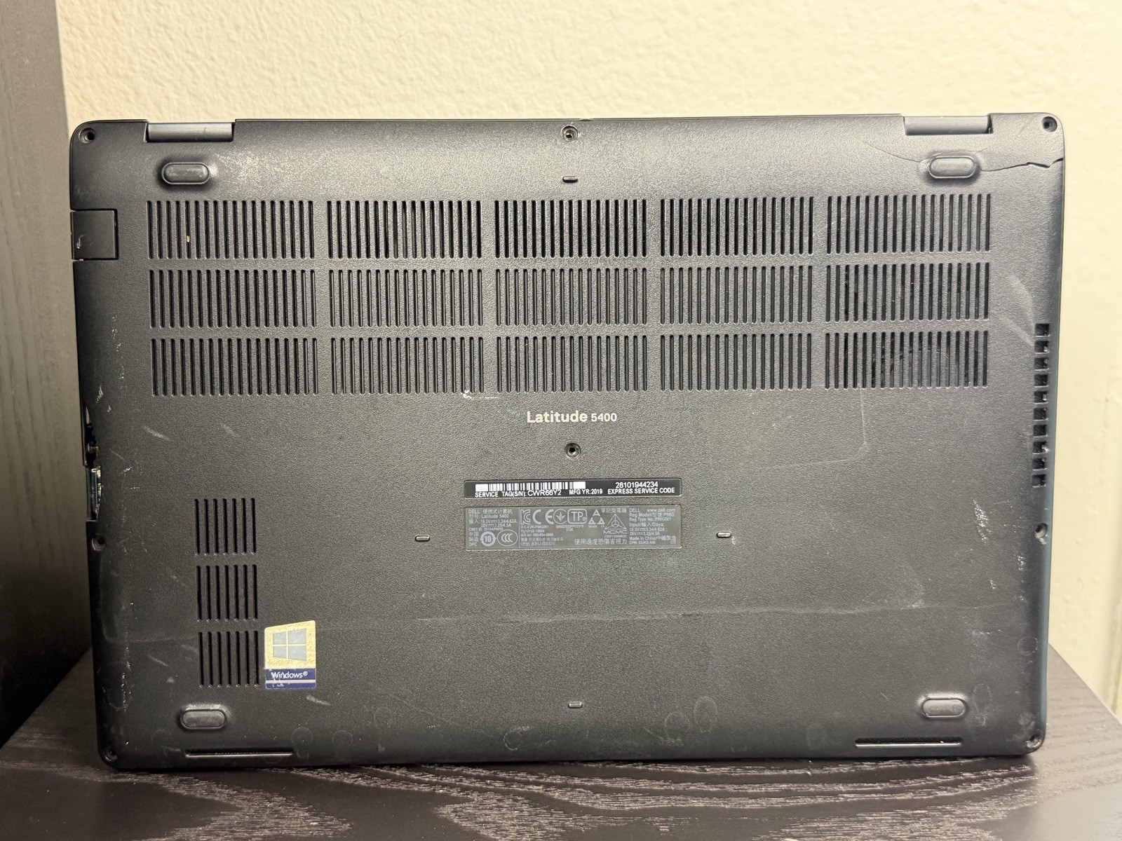 Dell Latitude 5400 Intel Core i7 8th Gen NO RAM No Drive/OS Laptop READ DESC!!