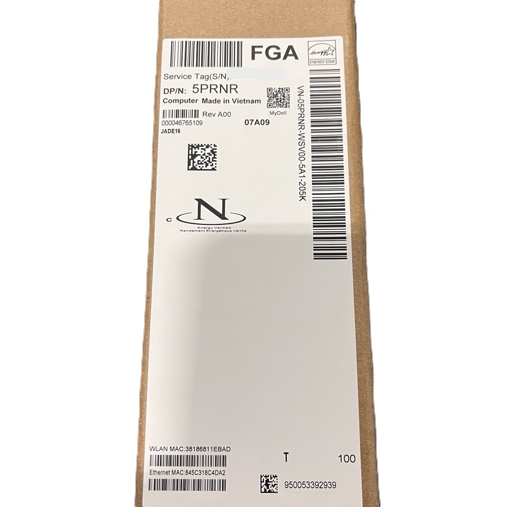 Dell Pro 16″ Multi-Touch FHD Core 7 150U 16GB 512GB SSD WiFi 6E W11P – 5PRNR