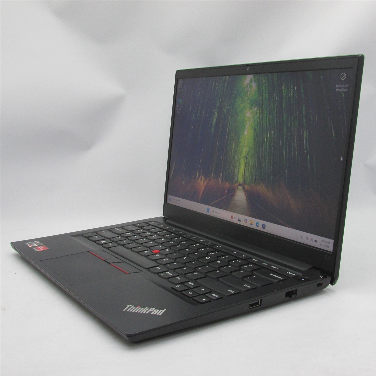 Lenovo Thinkpad E14 Ryzen 7 5700U 1.8GHz 8GB RAM 512GB NVME 14″ W11 Pro COSM DMG