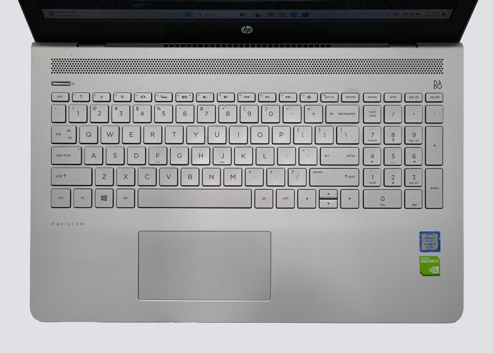 HP Pavillion Laptop 15-cc0xx i7-7500 2.7GHz 12GB RAM 256GB SSD Windows 11 Home