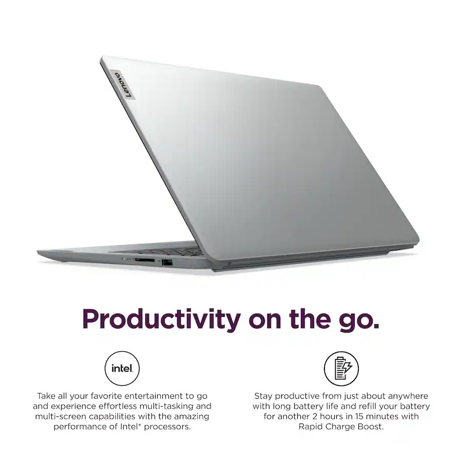 🔥 New Lenovo Ideapad 1i 15.6 FHD Intel i5-1335U/16GB/256GB SSD/Windows 11 Gray