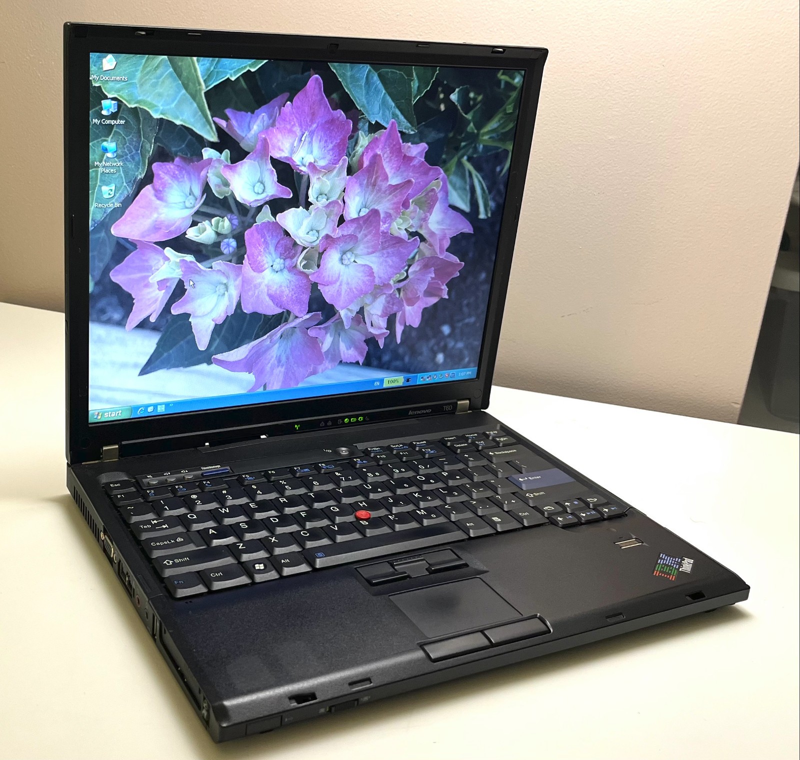 Vintage IBM Lenovo ThinkPad T60 14.1″ 4:3 XGA+ Intel Core Duo Retro Laptop