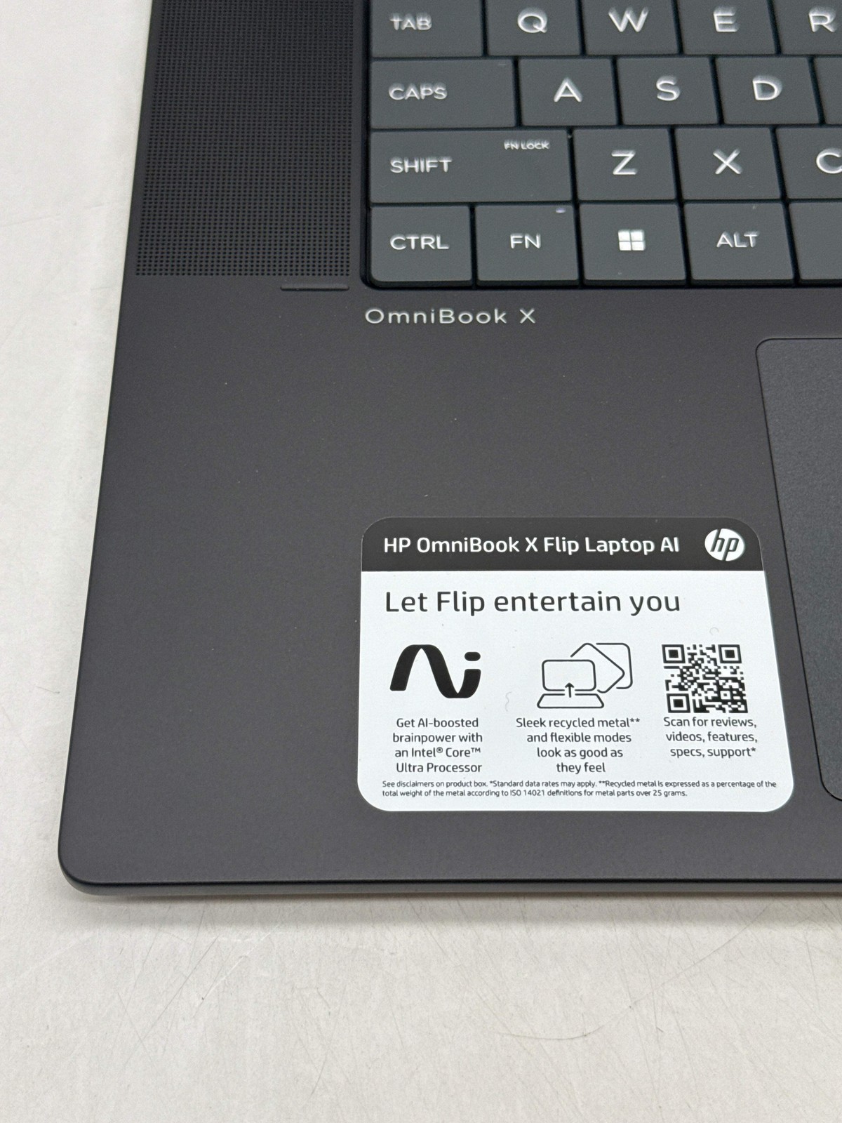 HP OmniBook X FlipNGAI 16″ Touch Core Ultra 7 256V 16GB DDR5 RAM 1TB SSD