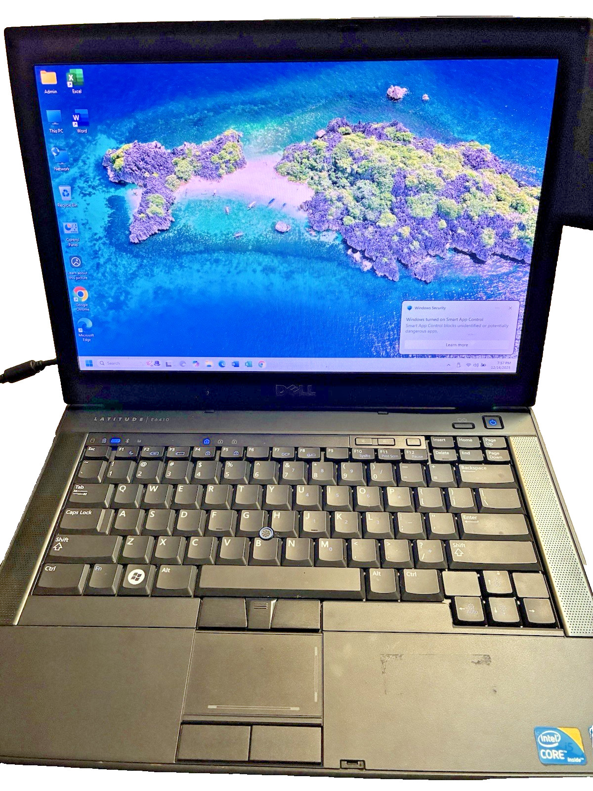 Dell Latitude E6410 Intel Core I5 cpu M520 238GB HD with window 11 pro USED