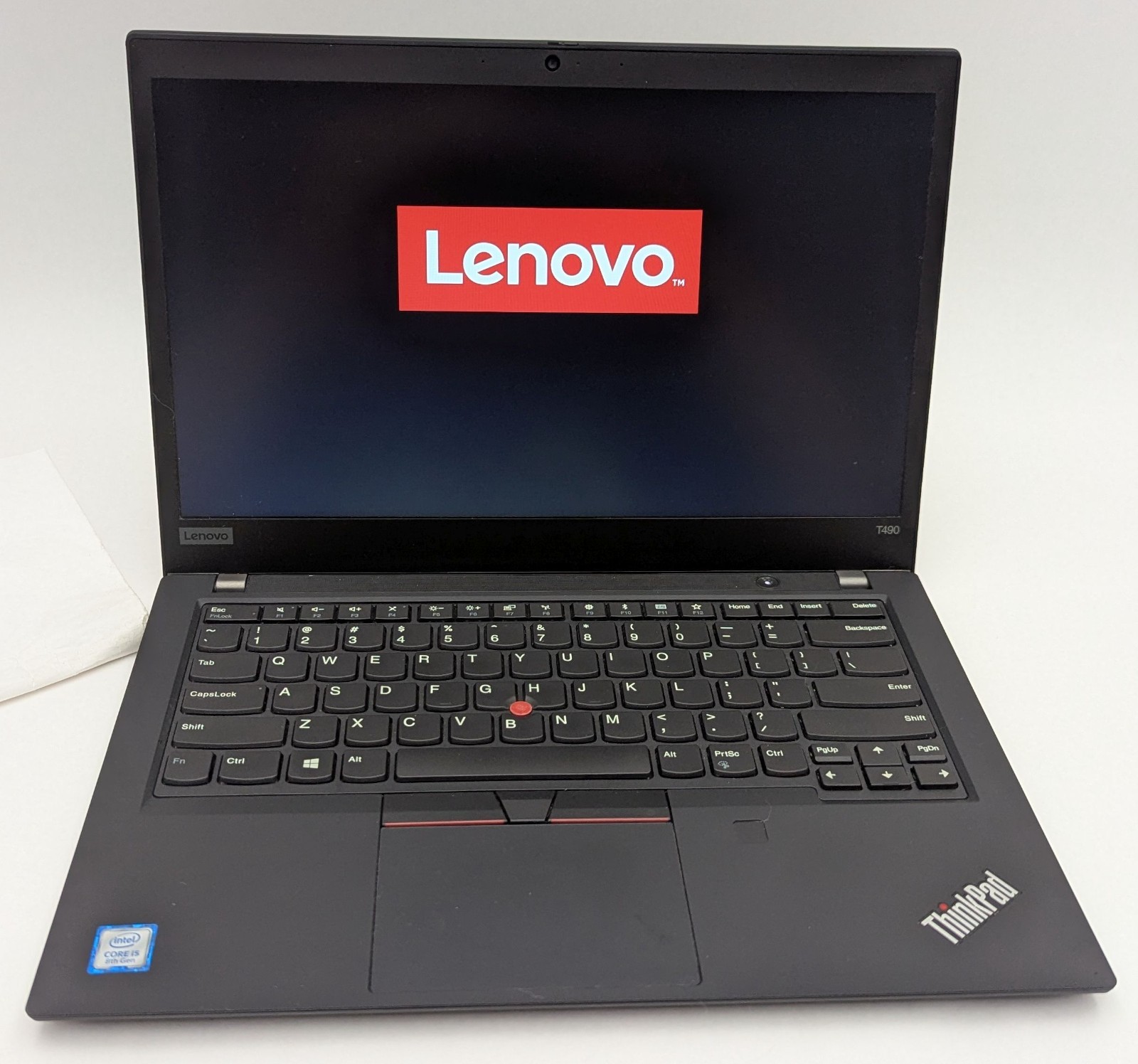 Incomplete Lenovo ThinkPad T490 14″ Laptop i5-8265U 16GB RAM – *BAD TOUCHPAD*