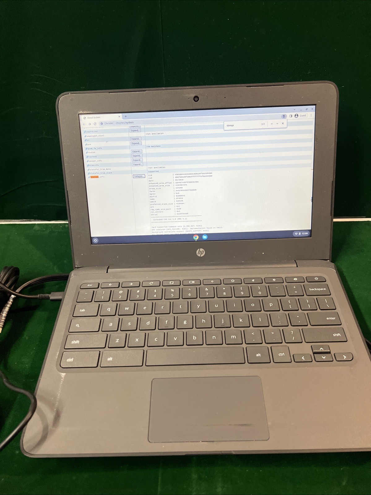 HP Chromebook 11 G6 EE, Intel Celeron N3350 2.4GHz, 4GB RAM, 32gb