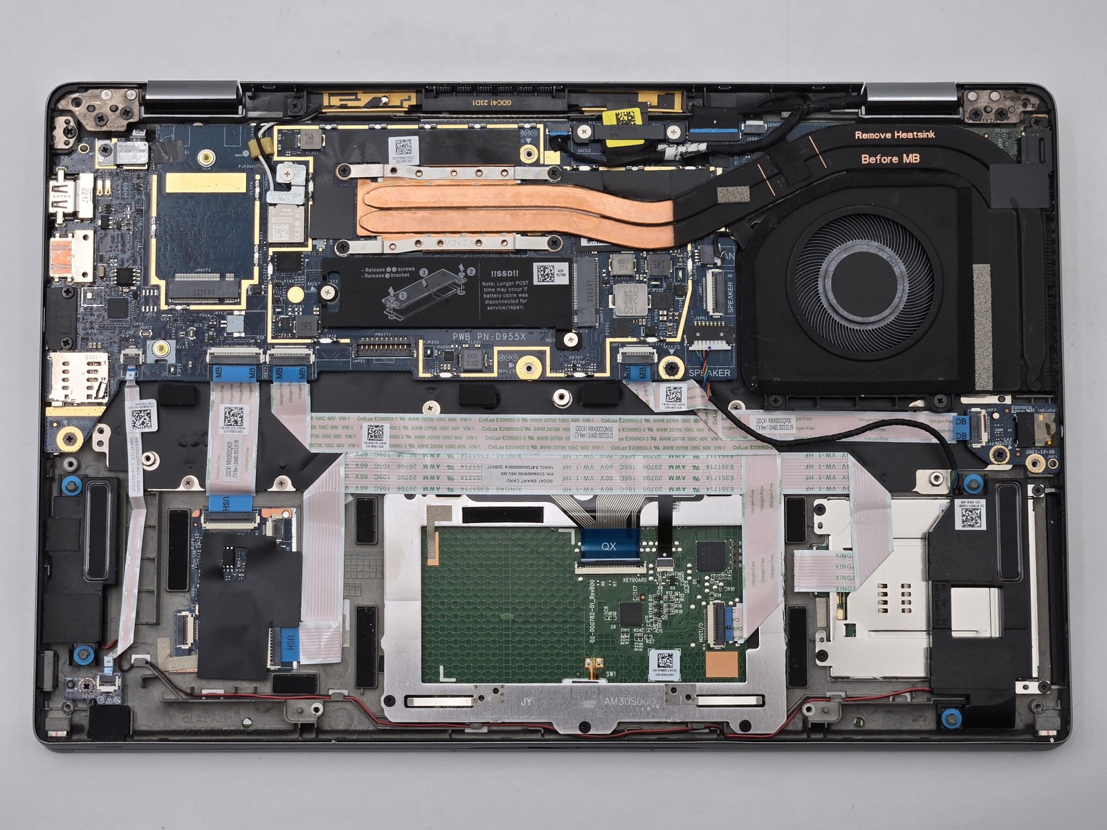 Dell Latitude 7420 14″ FHD Touch I7-1185G7 16GB Motherboard Palmrest *READ*