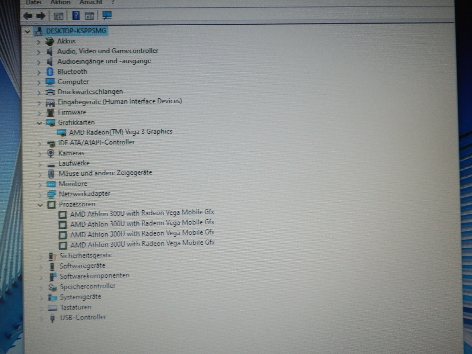 HP 14-dk0304ng, AMD Athlon 300U, 8GB Ram, 256GB SSD, Vega 3, 14″ Zoll HD, OVP