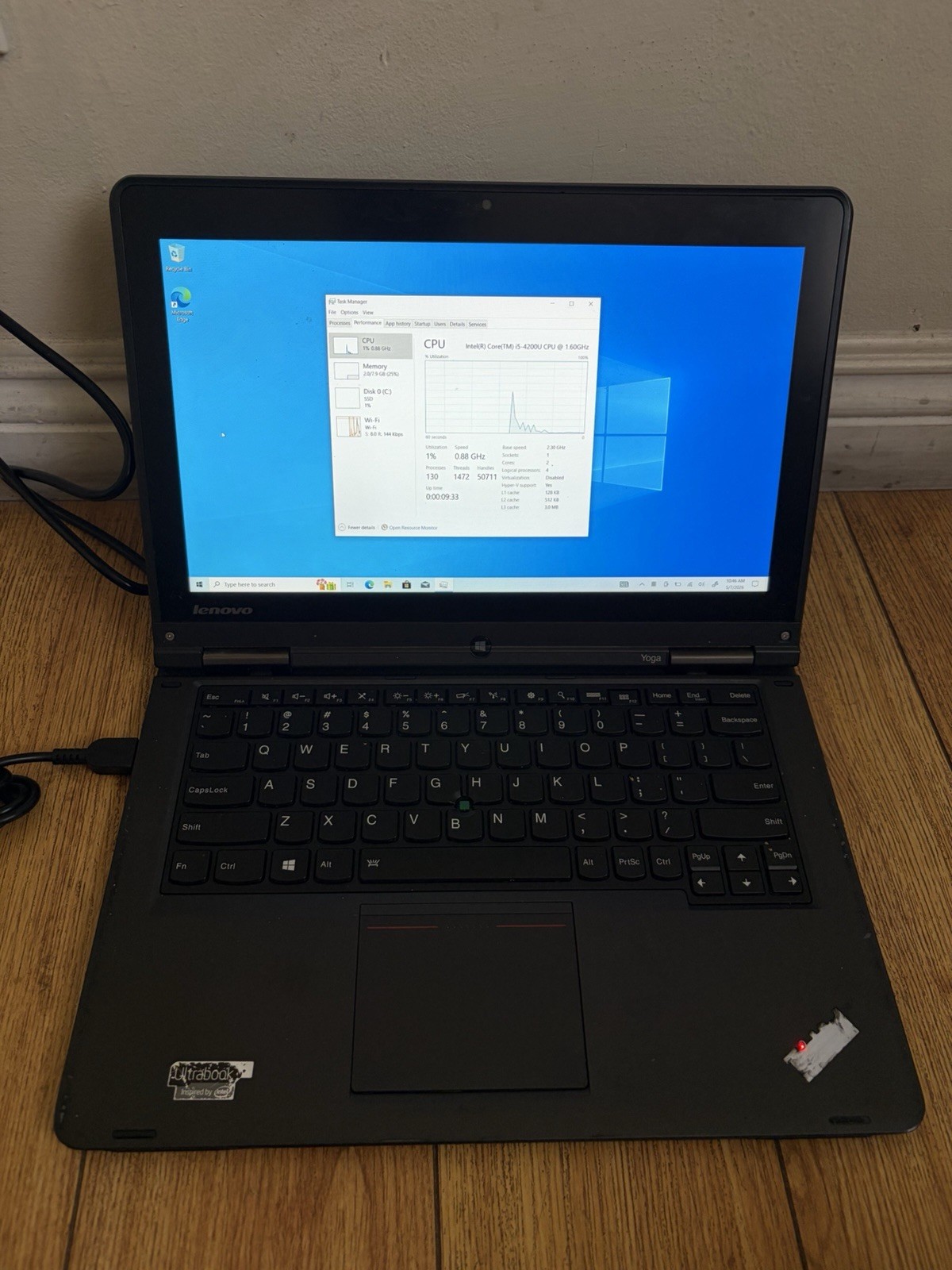 lenovo thinkpad s1 yoga Intel i5 8gb Ram 128gb SSD