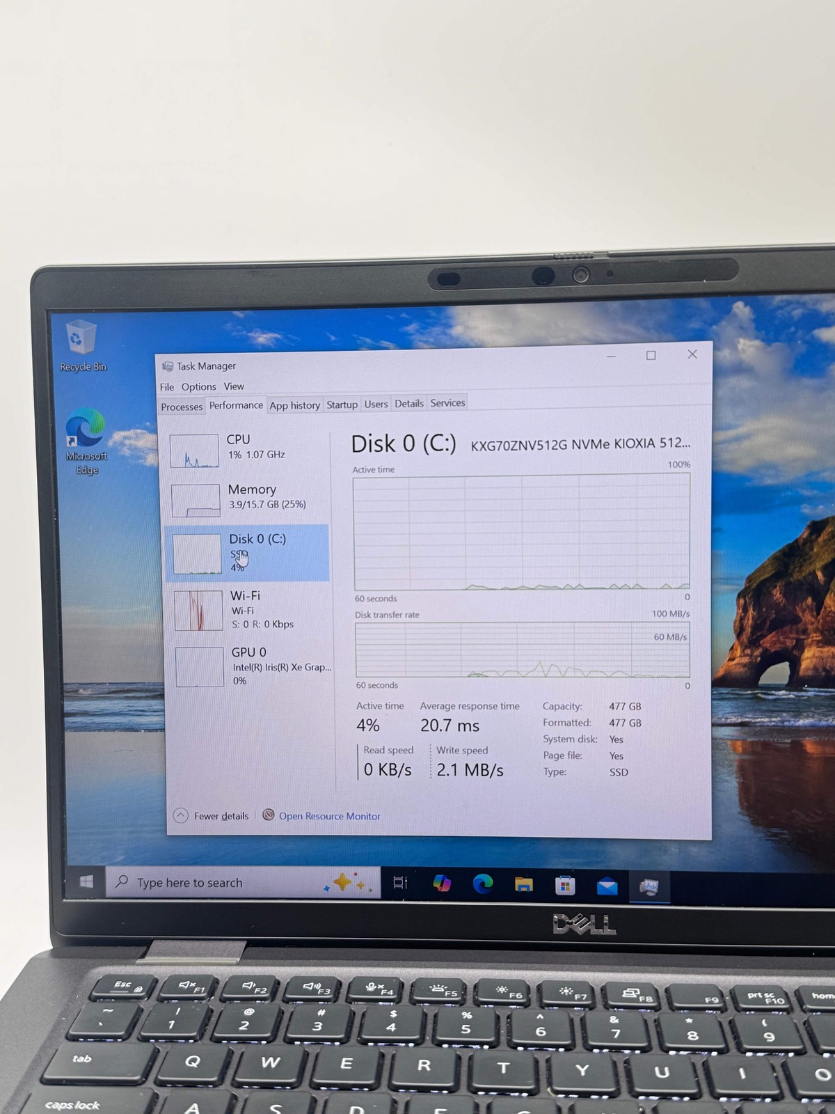 DELL LATITUDE 7420 INTEL CORE I7-1185G7 16GB RAM 512GB SSD w/o Charger