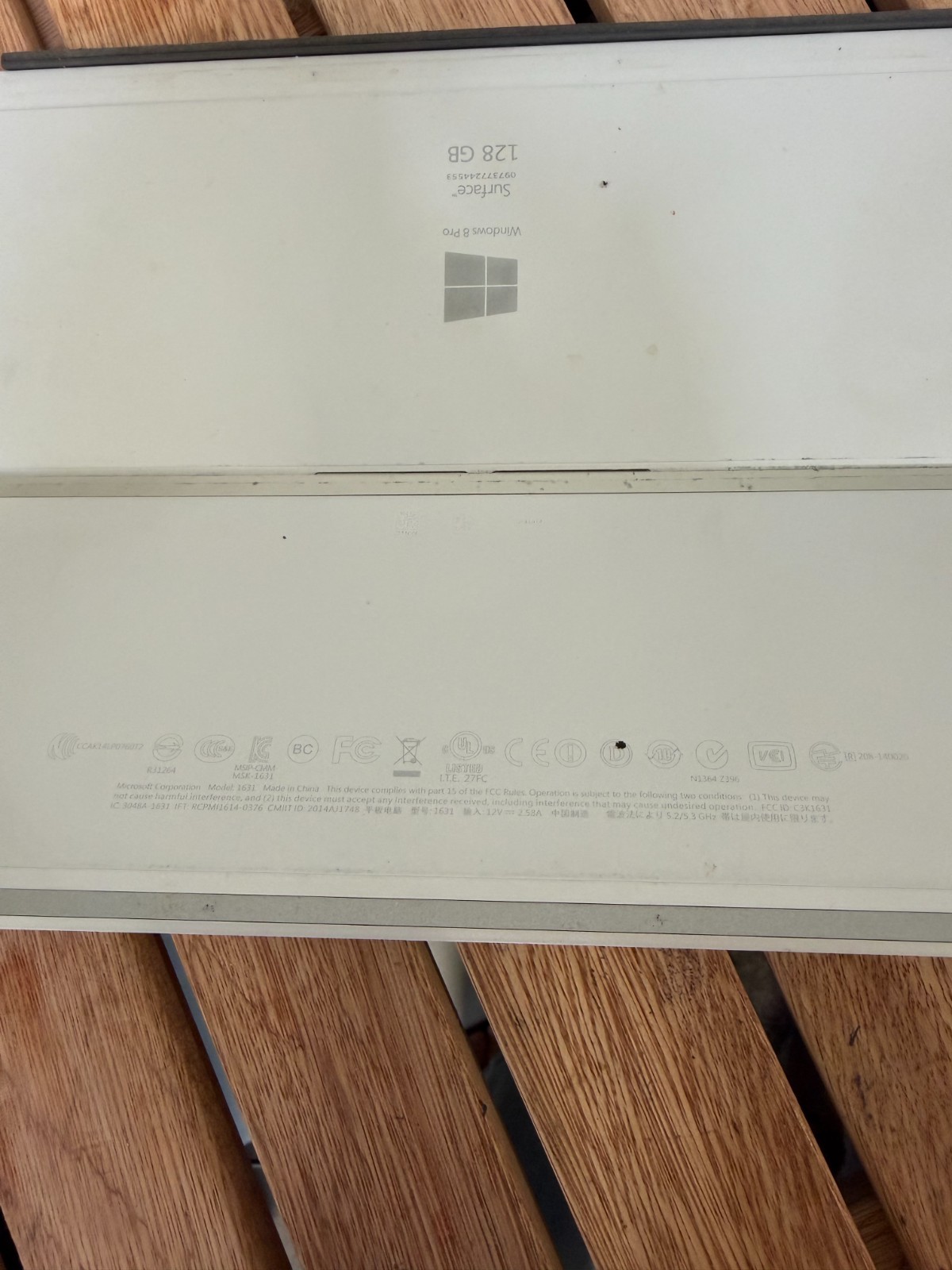 MICROSOFT 1631 Surface Pro 3 PC Tablet Intel CORE I7-4650U 8GB 256GB SEE NOTES