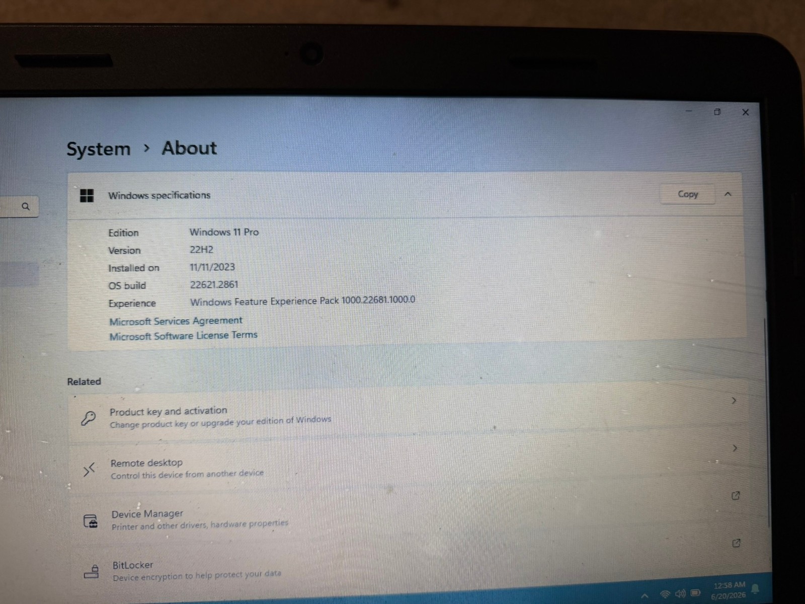 hp 450 g1,2012, windows 11 runs, few issues, check the description carefully