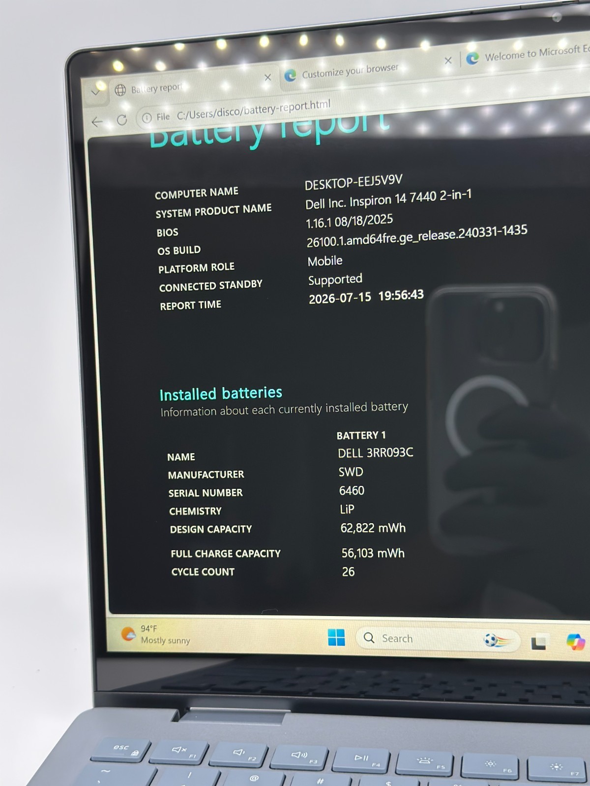Dell Inspiron 14 7440 2 IN 1 14″ Core Ultra 7 150U 16GB RAM 1TB SSD Laptop