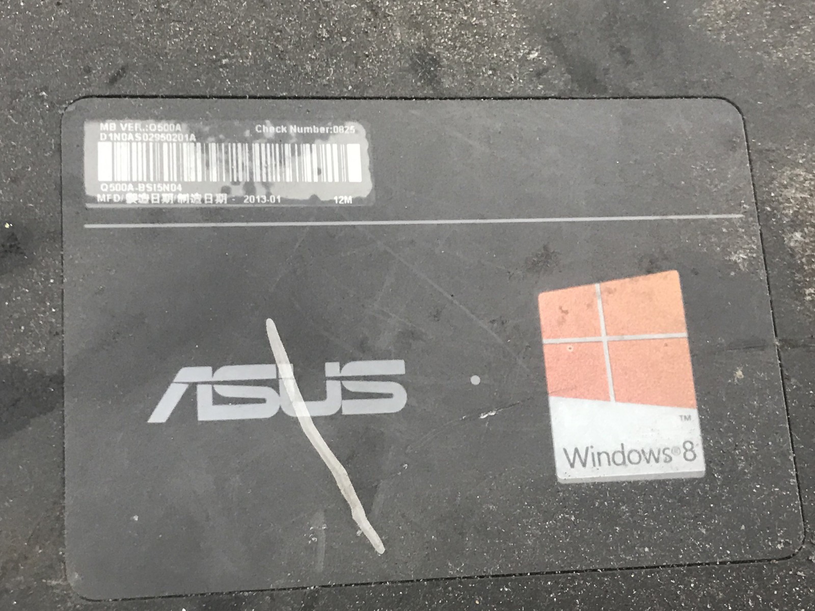 ASUS Q500A – FOR PARTS/REPAIR – INTEL I5 3RD GEN – 4GB RAM – READ DESC – BB