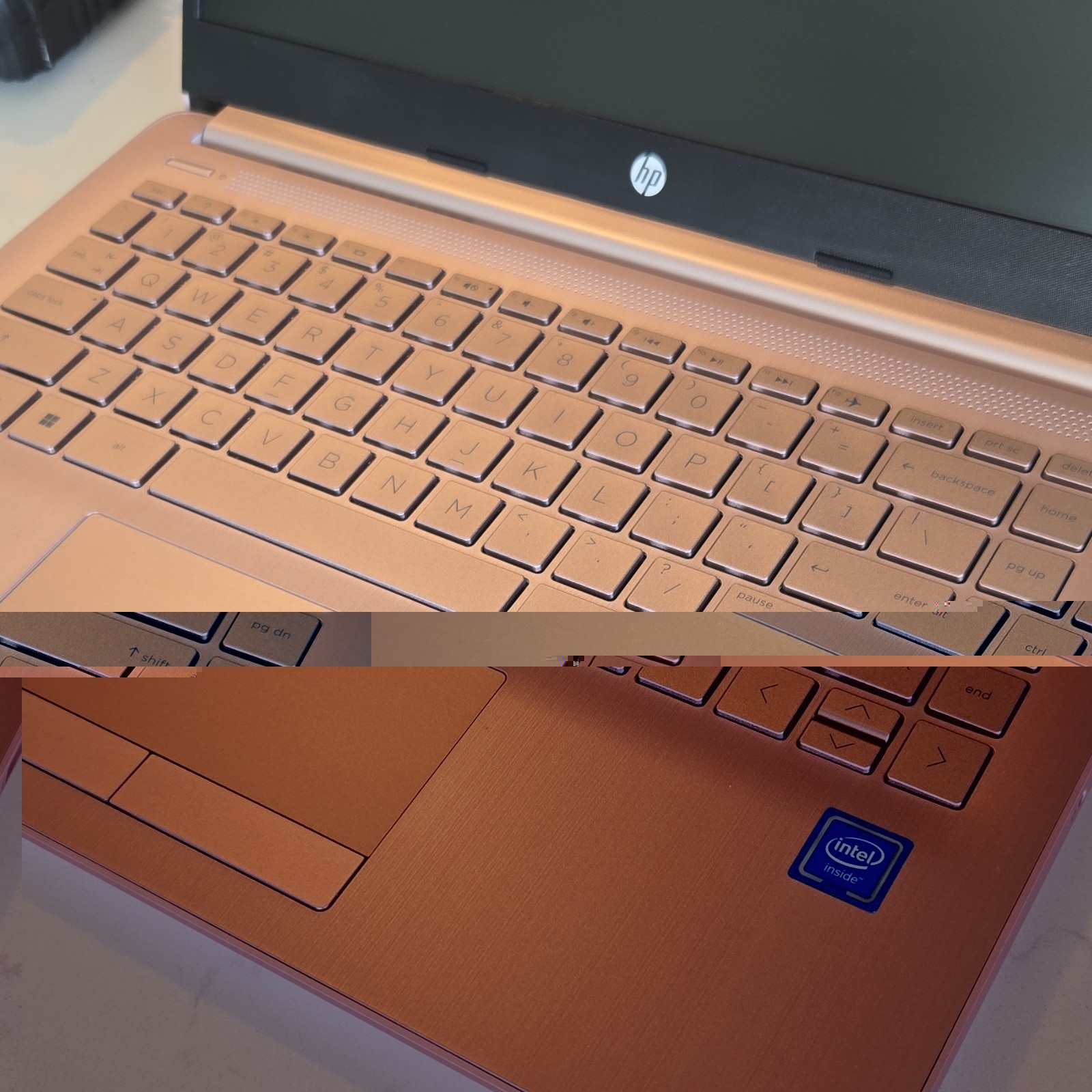 HP 14″ Pink Laptop Intel Celeron 4GB RAM 64GB eMMC Webcam Win 2019