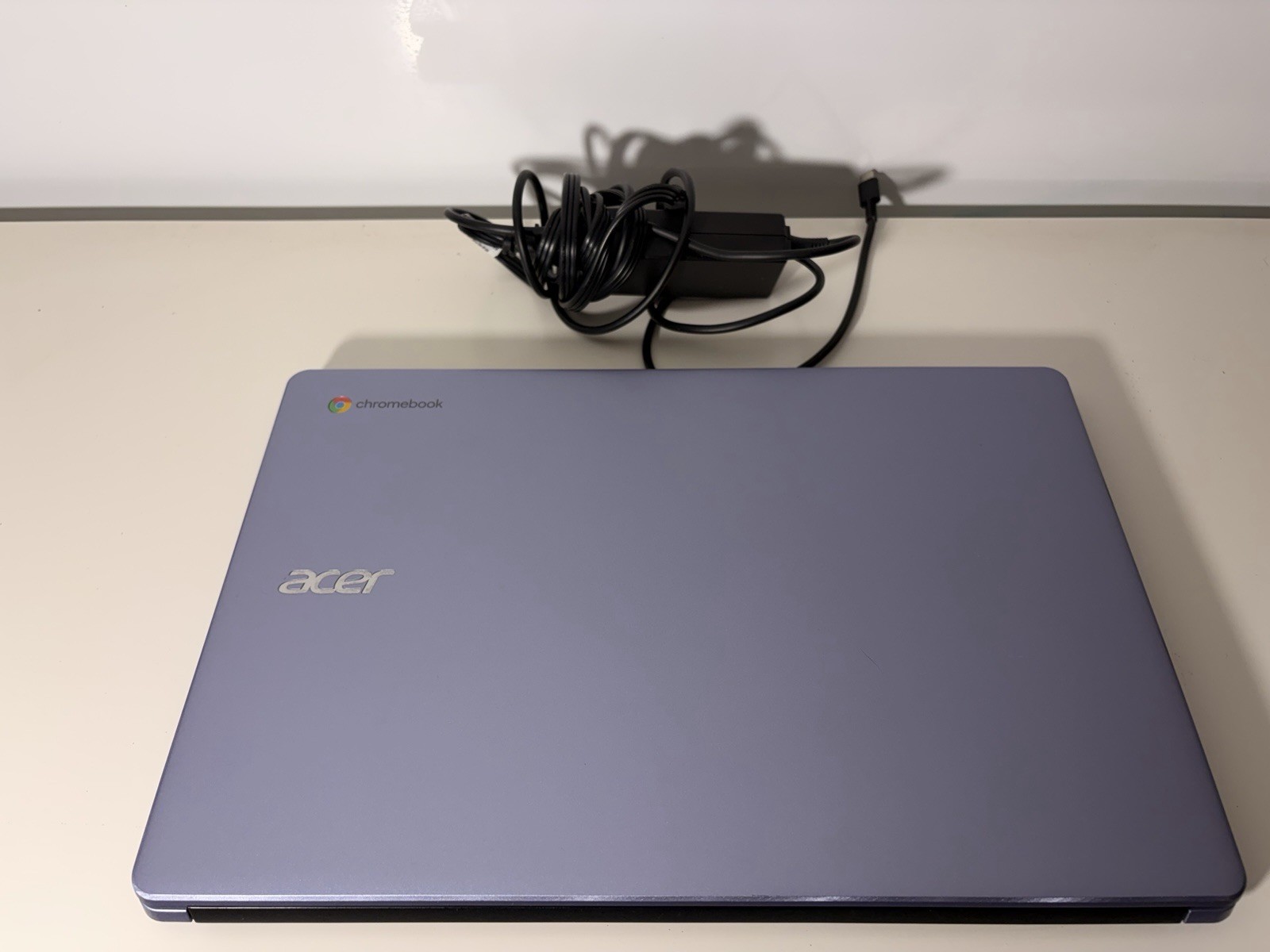 Acer Chromebook 15 15.6″ FHD Celeron N4500 4GB 32GB eMMC Purple Charger