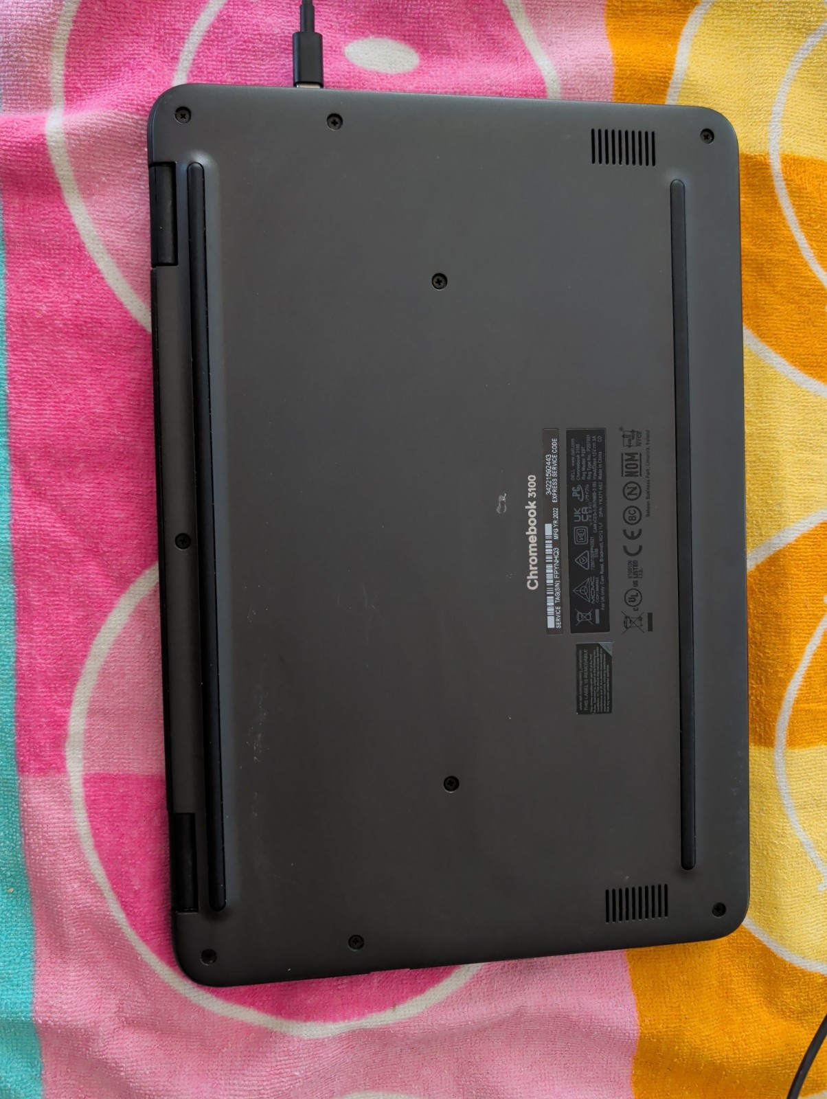 2- Dell Chromebook 3100 11.6″ intel celeron 4GB RAM 16GB eMMC Lot Of 2