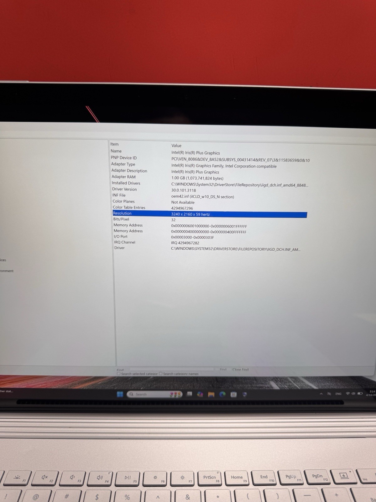 Microsoft Surface Book 3 15.5” 10th i7- 1.30GHz 16GB 256GB Windows 11pro
