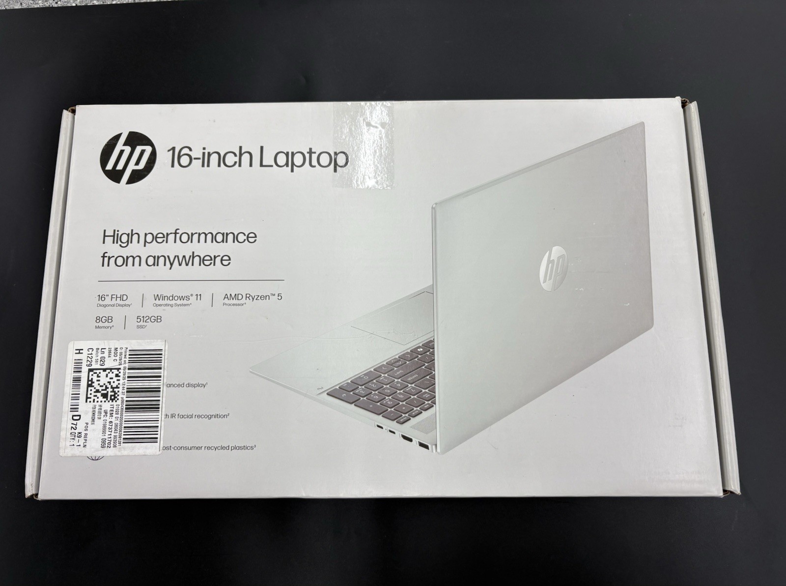 HP Omnibook 5 16 inch Windows Laptop AMD Ryzen 5-8540U AI PC 8GB RAM 512GB SSD