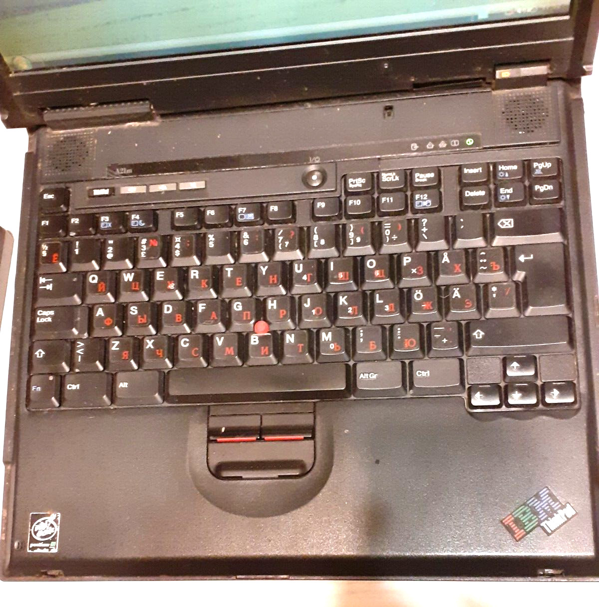 Vintage IBM Thinkpad A21m 40GB HDD Win98XP/RU fromEU