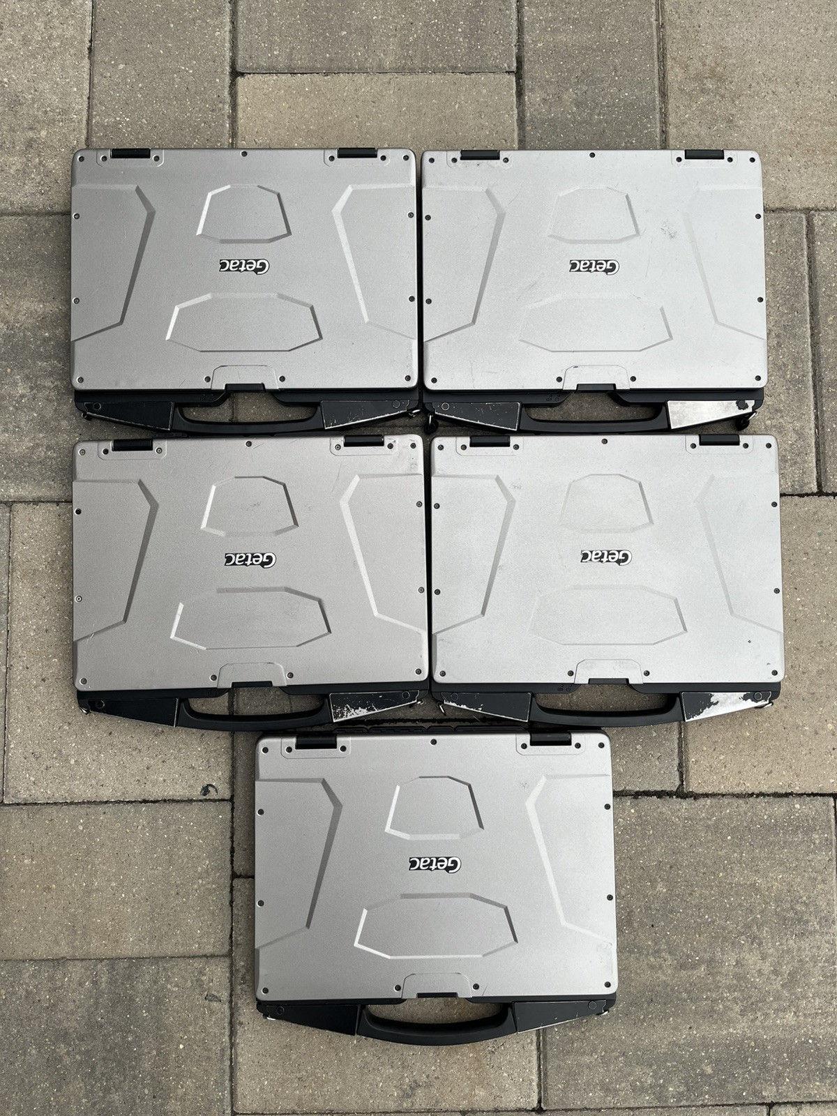 Lot of 5 Getac S410 Rugged Laptop As Is Core i5-6300U @2.40GHz 4GB Touch 4G