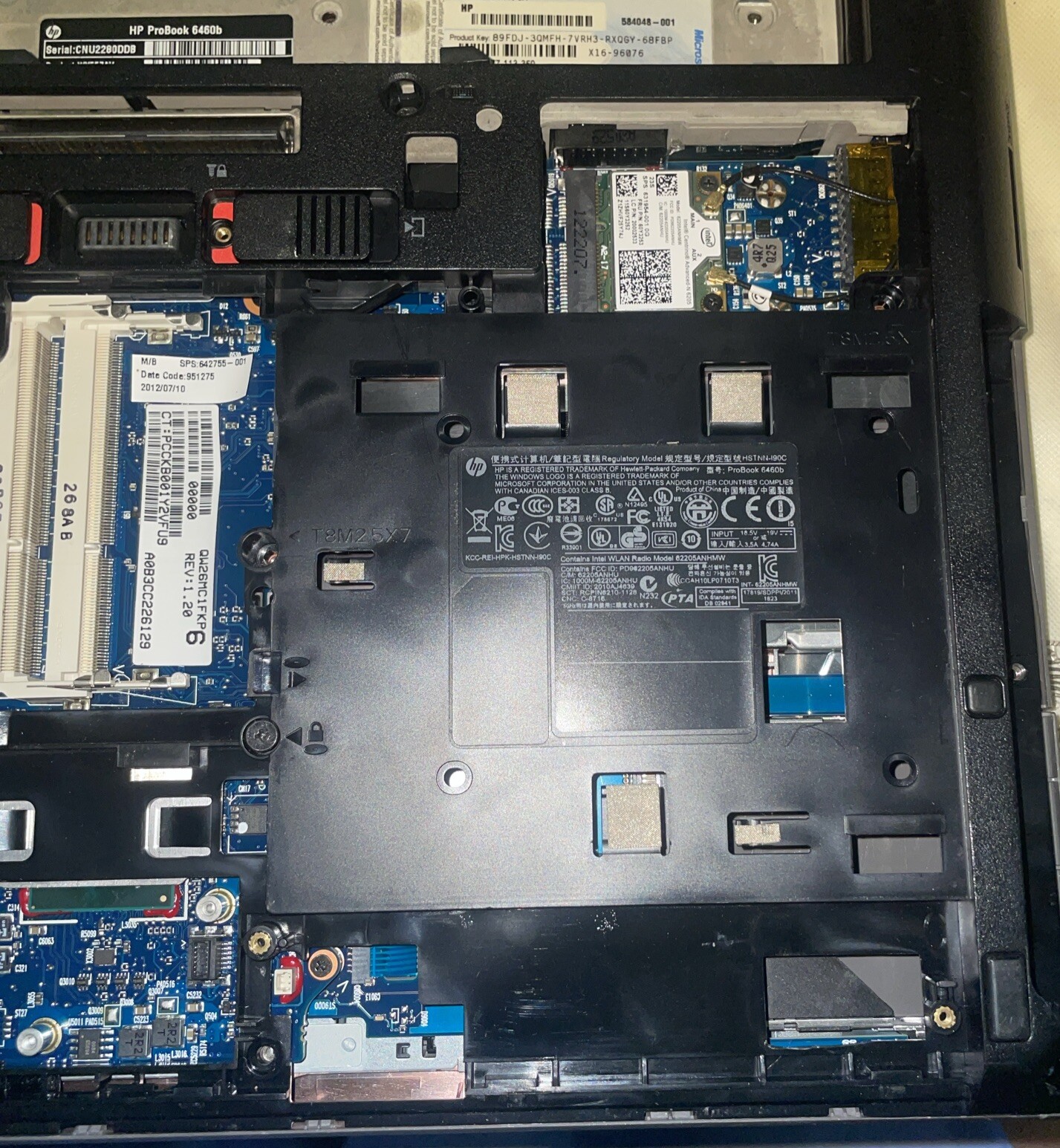 HP ProBook 6460b / Intel Core i3-2350M CPU 2.30GHz