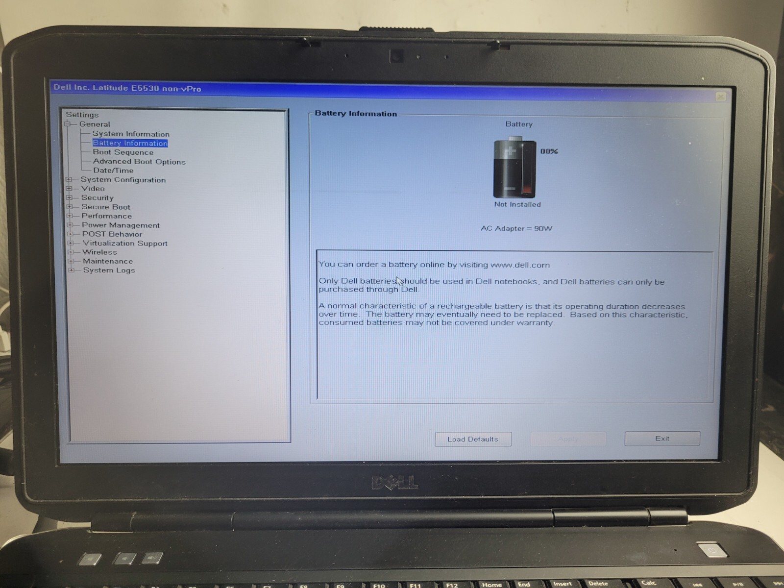 Dell Latitude E5530 w/i5-3210M, 2GB RAM, 15.6″ Laptop for Parts #2208
