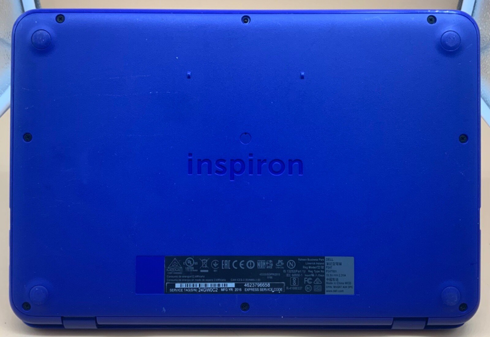 11.6″ Dell Inspiron P24T 4GB RAM 32GB EMMC HDD Windows 10 Home Locked Parts Only