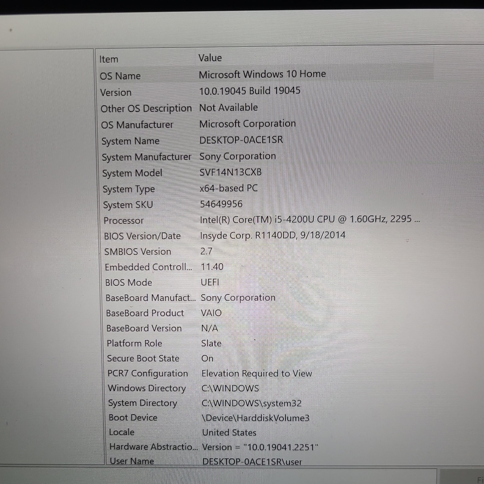 Sony VAIO Flip 14 SVF14N13CXB Intel i5-4200U 8GB 500GB SSD Win10Home *READ*