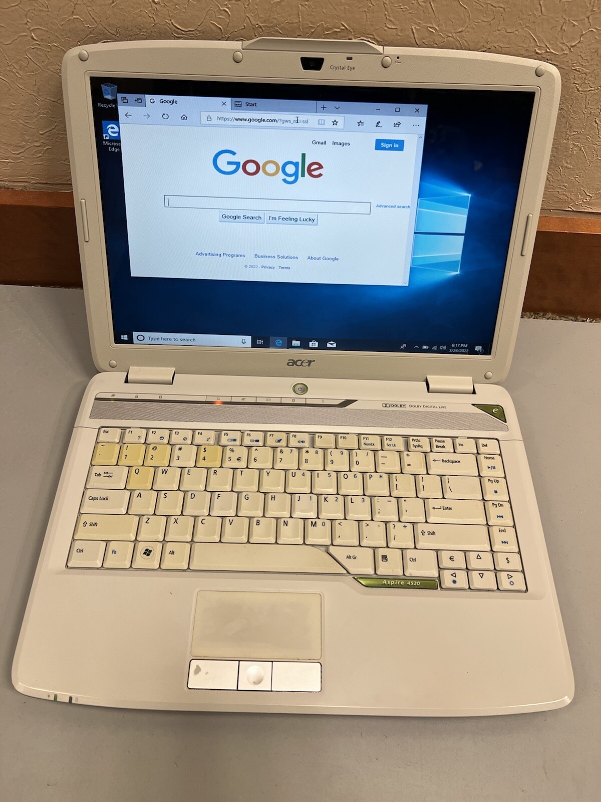 ACER Aspire 4520 AMD Athlon Dual-Core 2GB RAM 120GB HDD WIFI WRBCAM
