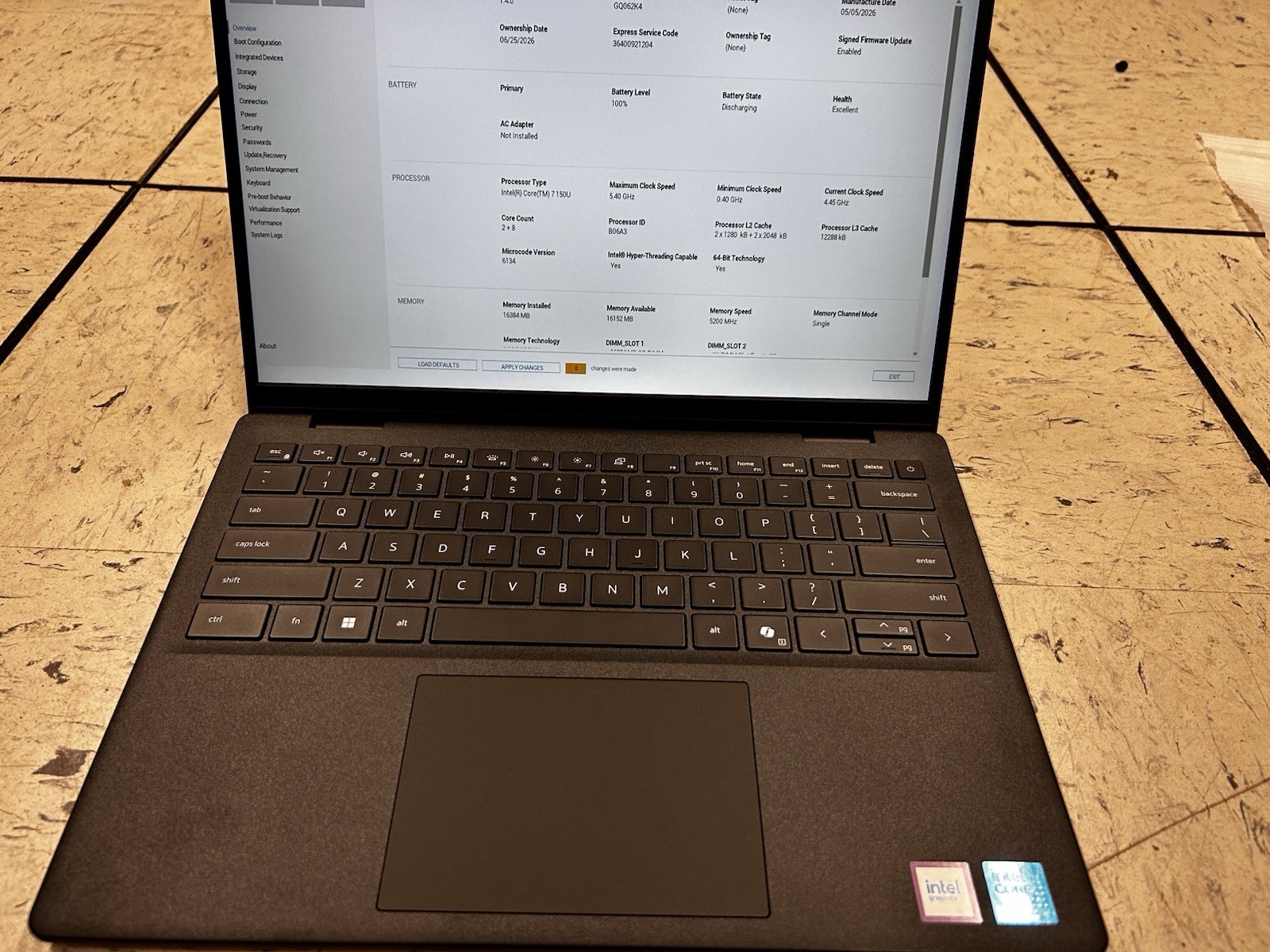 Dell pro 14 essential Pv14250 Core 7 150U 5.4ghz 16GB Ram, 1tb SSD Win 11 Pro